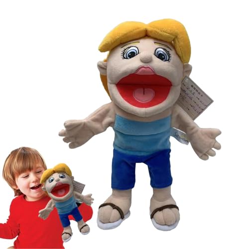 Jeffy Hand Puppet, Cartoon Puppet Weiches Plüsch Spielzeug Handpuppe, Handpuppen Für Kinder,Jeffy Puppet Handpuppe Für Kinder, Bauchrednerpuppe, Jeffy Puppet Handpuppe Für Kinder, Jeffy Plüsch von PASSI