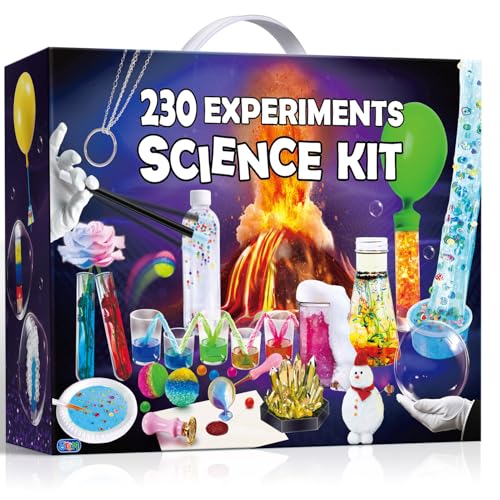 PATIFEED 230 Wissenschaft Experimente Kits für Kinder, Experimentierkasten Labor Geschenke Jungen Mädchen Chemiebaukasten Projekt Kreativ Spielzeug Chemie-Set, Zauber, Vulkan Wissenschaftler Kit PATIFEED 230 Wissenschaft Experimente Kits für Kinder, Experimentierkasten Labor Geschenke Jungen Mädchen Chemiebaukasten Projekt Kreativ Spielzeug Chemie-Set, Zauber, Vulkan Wissenschaftler Kit von PATIFEED