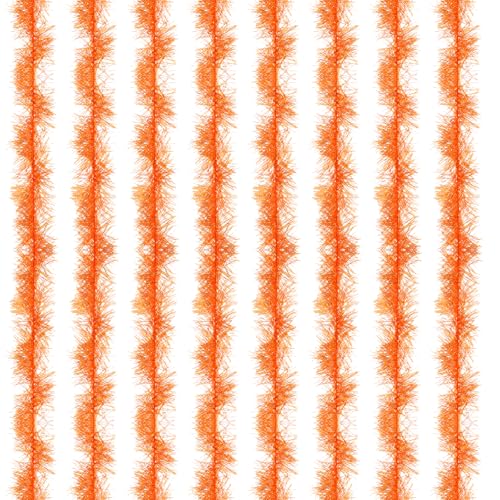 PATIKIL 152 cm Federboa, künstliche flauschige Federboas, Party-Dekorationen für Bastelarbeiten, Hochzeitskostüm, Weihnachten, Konzert, Halloween, Heimdekoration, orange-gelb von PATIKIL