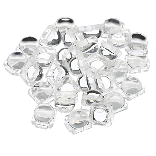 PATIKIL LED Konvexe Linse 30 Pack 30° Strahlwinkel Acryl LED Optisch Konvexe Verflüssiger Objektiv für 5050 LED Streifen Lampe Perlen von PATIKIL