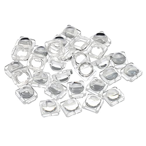 PATIKIL LED Konvexe Linse 30 Pack 60° Strahlwinkel Acryl LED Optisch Konvexe Verflüssiger Objektiv für 5050 LED Streifen Lampe Perlen von PATIKIL