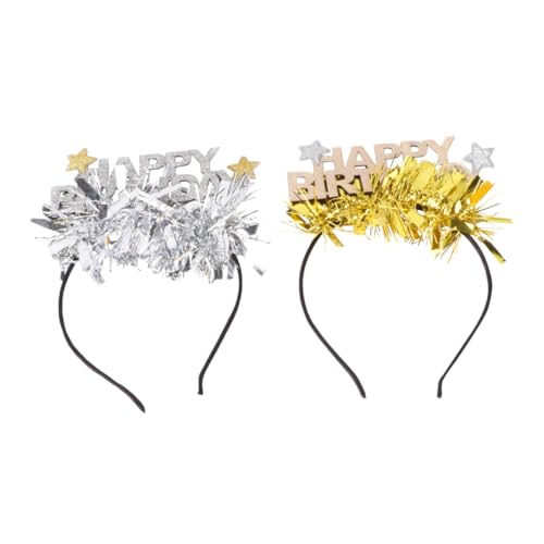 PATKAW 2St Foto-Requisiten Stirnbänder Kostüm Party Flitter haarschmuck haarband geburtstagsgeschenk scrunchis hairband Weiblicher Kopfschmuck Kopfbedeckung für Mädchen Filzstoff von PATKAW