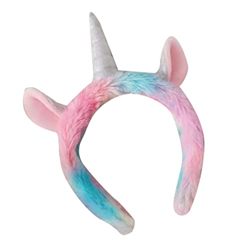 PATKAW Party-Haarreifen halloween haarschmuck halloween hair accessories fasching haarschmuck faschings haarschmuck karneval haarschmuck kopfschmuck Einhorn-Kopfbedeckung von PATKAW