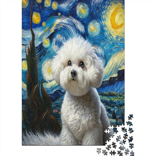 Hund Puzzle 1000 Teile,Puzzle Für Erwachsene, Impossible Puzzle,Puzzle Farbenfrohes Legespiel,GesKükenlichkeitsspiel Für Die Ganze Familie Puzzel 1000pcs (75x50cm) von PATO FLIGHT