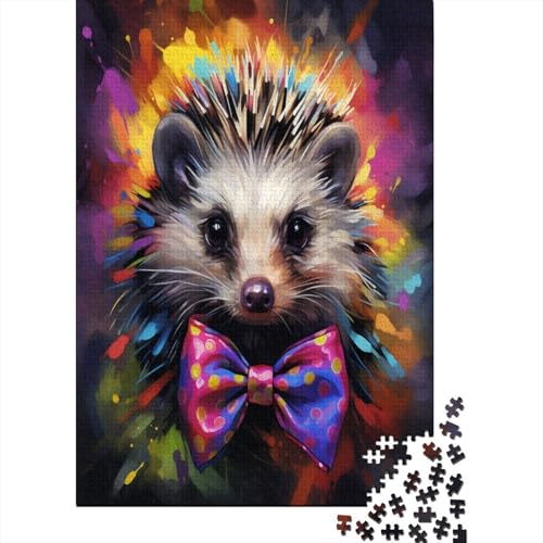 Igel Puzzle 1000 Teile Puzzles Für Erwachsene Klassische Puzzles 1000 Teile Erwachsene Puzzlespiel Erwachsene 1000 Teile Erwachsenen Puzzlespiel Puzzel 1000pcs (75x50cm) von PATO FLIGHT