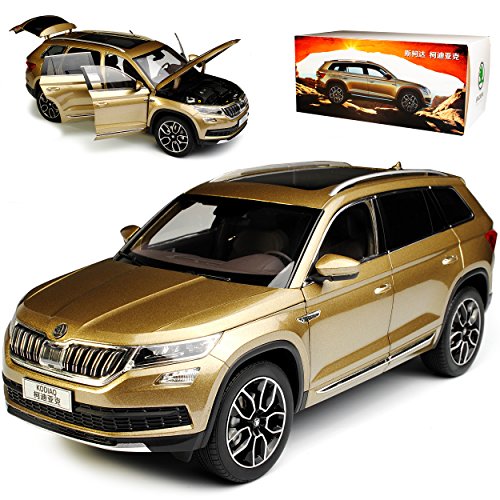 Paudi ?Koda Kodiaq SUV Gold Braun Ab 2017 1/18 Modell Auto von PAUDI MODEL