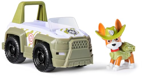 PAW PATROL, Dschungel Jeep mit Tracker Spielfigur (Sustainable Basic Vehicle/Basis Fahrzeug), Spielzeug für Kinder ab 3 Jahren von PAW PATROL