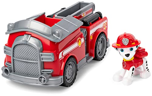 PAW PATROL, Feuerwehr-Fahrzeug mit Marshall-Figur (Basic Vehicle/Basis Fahrzeug), Spielzeugauto, ab 3 Jahren von PAW PATROL