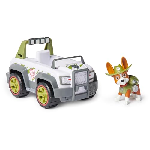 PAW PATROL, Jungle Cruiser mit Tracker-Figur & Luftkissenboot mit Zuma-Figur (Sustainable Basic Vehicle/Basis Fahrzeug), Spielzeug für Kinder ab 3 Jahren von PAW PATROL