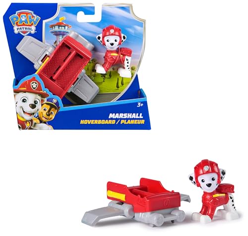 PAW PATROL, Marshall Action Pup, Spielfigur mit Mini-Rettungsflugzeug mit ausklappbaren Flügeln, Spielzeug für Kinder ab 3 Jahren von PAW PATROL