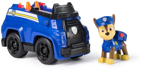 PAW PATROL, Polizei-Fahrzeug mit Chase Spielfigur (Sustainable Basic Vehicle/Basis Fahrzeug), Spielzeug für Kinder ab 3 Jahren von PAW PATROL