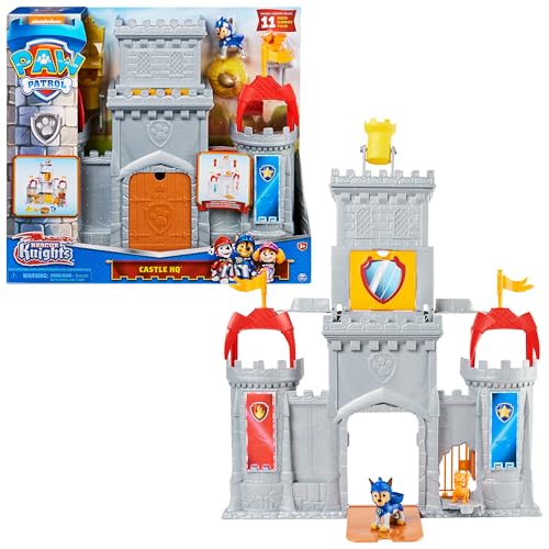 PAW PATROL, Rescue Knights Ritterburg Hauptquartier, 11-teiliges Spielset mit Chase, Mini-Drache und vielen Zubehörteilen, Spielzeug geeignet für Kinder ab 3 Jahren PAW PATROL, Rescue Knights Ritterburg Hauptquartier, 11-teiliges Spielset mit Chase, Mini-Drache und vielen Zubehörteilen, Spielzeug geeignet für Kinder ab 3 Jahren von PAW PATROL