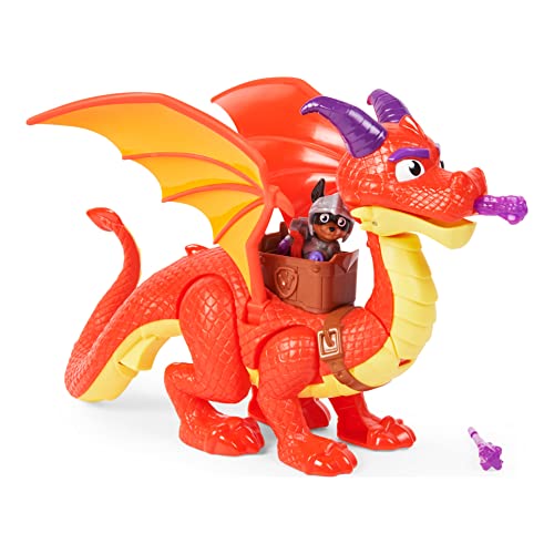 PAW PATROL, Rescue Knights Sparks der Drache Actionfigur mit Spielfigur Claw, Spielzeug geeignet für Kinder ab 3 Jahren von PAW PATROL