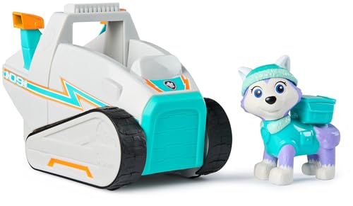 PAW PATROL, Schneemobil mit Everest Spielfigur (Sustainable Basic Vehicle/Basis Fahrzeug), Spielzeug für Kinder ab 3 Jahren von PAW PATROL