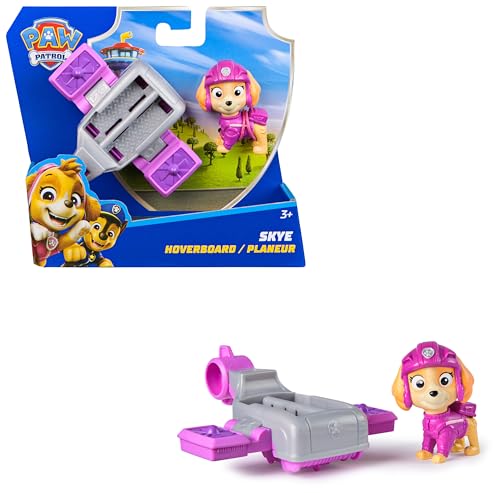 PAW PATROL, Skye Action Pup, Spielfigur mit Mini-Rettungsflugzeug mit ausklappbaren Flügeln, Spielzeug für Kinder ab 3 Jahren von PAW PATROL