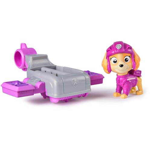 PAW PATROL, Skye Action Pup, Spielfigur mit Mini-Rettungsflugzeug mit ausklappbaren Flügeln, Spielzeug für Kinder ab 3 Jahren von PAW PATROL