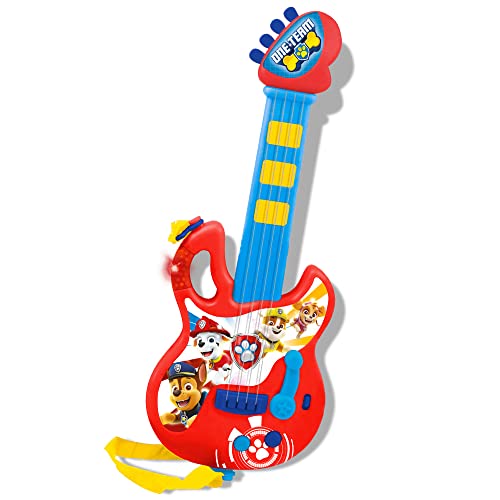 Paw Patrol 2524 Electronic Guitar, Blue 2524-Elektrische Gitarre, M von REIG