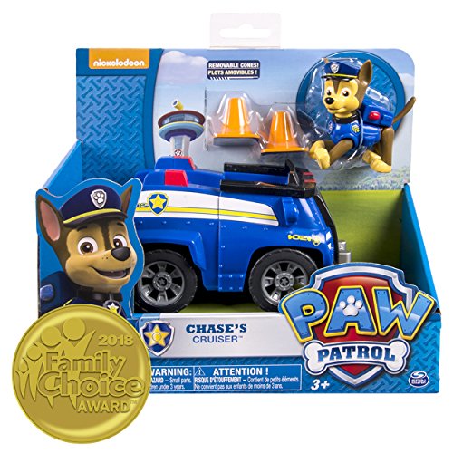 PAW PATROL 6026050 - Chase Polizeifahrzeug und Figur (Basic Vehicle) von PAW PATROL