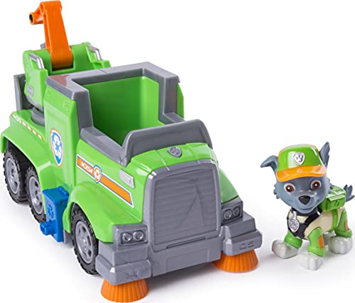 PAW PATROL 6053378 - Ultimate Rescue Basis Fahrzeug mit Figur - Rocky von PAW PATROL