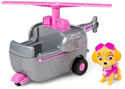 PAW PATROL, Helikopter-Fahrzeug mit Skye-Figur (Basic Vehicle/Basis Fahrzeug), Spielzeugauto, ab 3 Jahren von PAW PATROL