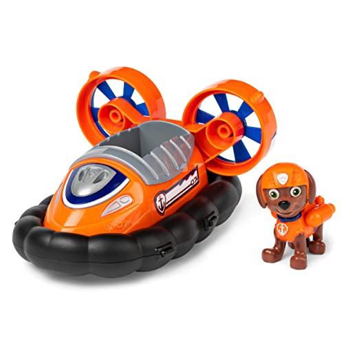 PAW PATROL, Luftkissenboot-Fahrzeug mit Zuma-Figur (Basic Vehicle/Basis Fahrzeug), Spielzeugauto, ab 3 Jahren von PAW PATROL