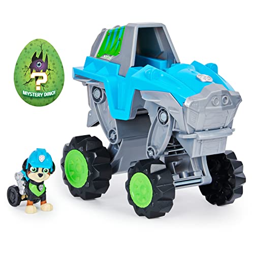 PAW PATROL Dino Rescue Deluxe Fahrzeug von Rex, inklusive Rex-Spielfigur und Überraschungs-Dinosaurier, Spielzeug geeignet für Kinder ab 3 Jahren von PAW PATROL