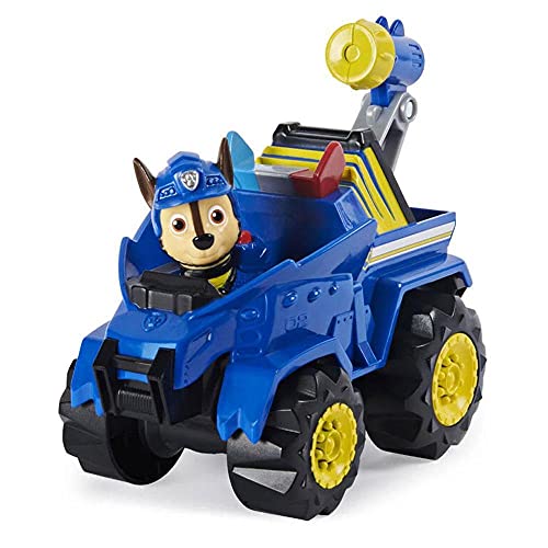 PAW PATROL Dino Rescue Einsatzfahrzeug | mit Spielfigur, Figur:Chase von PAW PATROL