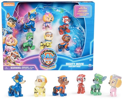 PAW Patrol: Der Mighty Kinofilm, Geschenkset mit 6 Superhelden-Spielfiguren, Spielzeug geeignet für Kinder ab 3 Jahren PAW Patrol: Der Mighty Kinofilm, Geschenkset mit 6 Superhelden-Spielfiguren, Spielzeug geeignet für Kinder ab 3 Jahren von PAW PATROL