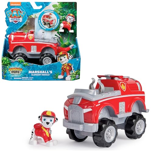 PAW PATROL Jungle Pups - Elefanten-Fahrzeug mit Marshall-Figur (Basis Fahrzeug), Spielzeug für Kinder ab 3 Jahren von PAW PATROL