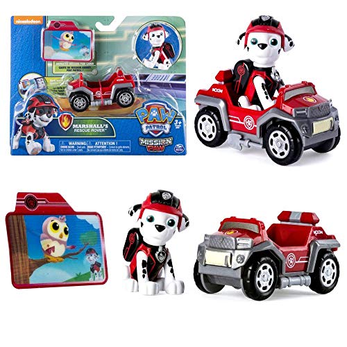 PAW PATROL Mission Paw | Auswahl Mini Fahrzeuge mit Spiel-Figur, Figur:Marshall von PAW PATROL