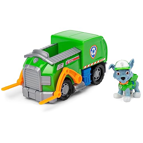 PAW Patrol 6052310 Recycling Fahrzeug mit Rocky Figur (Basic Vehicle) von PAW PATROL