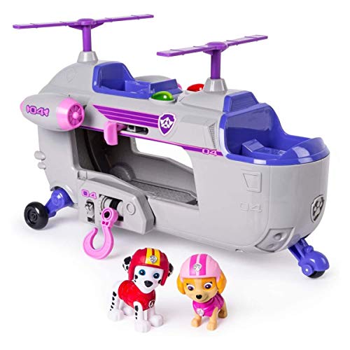 PAW PATROL SG_B07G1D6T1P_US SPINMASTER Ultimate Rescue – Skye’s Rettungshubschrauber mit Effekten von PAW PATROL