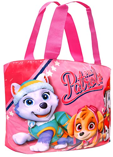 PAW PATROL Skye, Everest und Marshall Strandtasche, 48 cm, 2100001714 von CERDÁ LIFE'S LITTLE MOMENTS