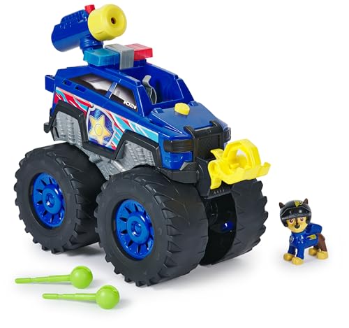 PAW PATROL Rescue Wheels - Chases Deluxe Monstertruck mit Geschoss-Abwurf, motorisierter Seilwinde, Lichtern & Geräuschen, Spielzeug für Kinder ab 3 Jahren von PAW PATROL