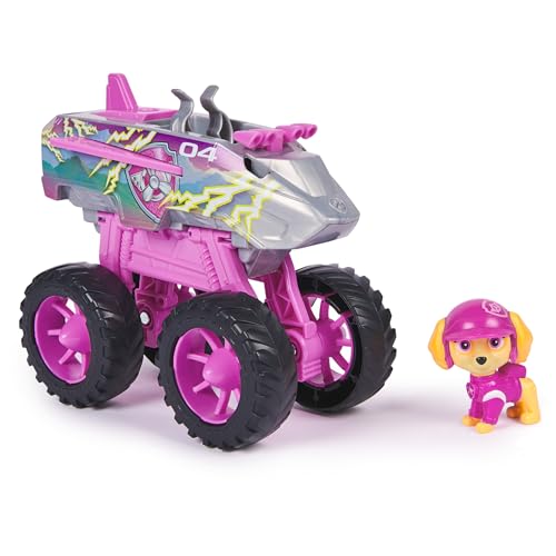 PAW PATROL Rescue Wheels - Skyes Flug-Monstertruck mit Verwandlung in Jet-Modus und Skye Hundefigur, Spielzeug für Kinder ab 3 Jahren von PAW PATROL