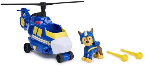 PAW PATROL: Air Rescue Chase Action Figure & Hero Helicopter Toy with Projectile Launcher & 2 Projectiles, Kids Toys for Boys & Girls Ages 3+ von PAW PATROL