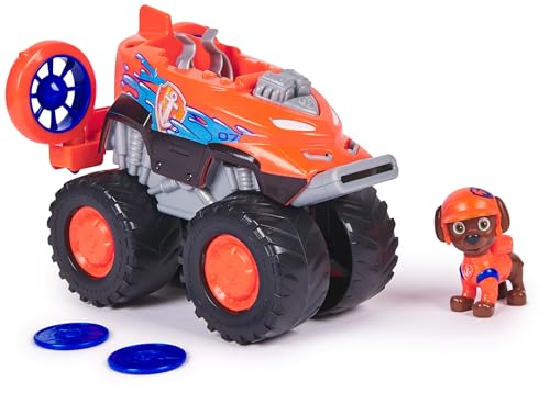 PAW PATROL Rescue Wheels - Zumas Monstertruck Fahrzeug mit Geschoss-Abwurf und Zuma Hundefigur, Spielzeug für Kinder ab 3 Jahren von PAW PATROL