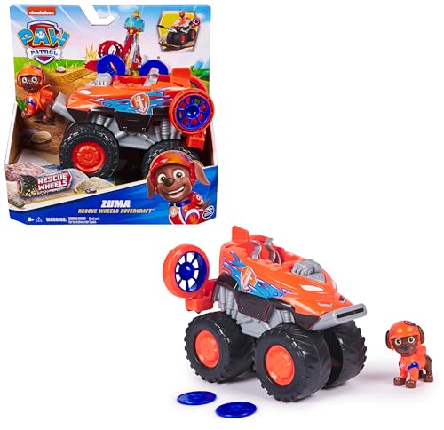 PAW PATROL Rescue Wheels - Zumas Monstertruck Fahrzeug mit Geschoss-Abwurf und Zuma Hundefigur, Spielzeug für Kinder ab 3 Jahren von PAW PATROL