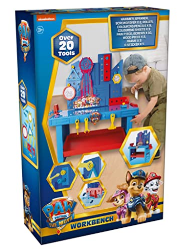 PAW PATROL Werkbank mit über 20 Werkzeugen | Kinder ab 3 Jahren von PAW PATROL