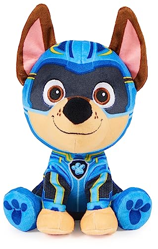 PAW PATROL GUND Mighty Kinofilm Chase, 17cm - original Plüschtier zum Kinofilm 2023, ideal zum Nachspielen der Kinoabenteuer und als Lieblingskuscheltier, Spielzeug für Kinder ab 1 Jahr von PAW PATROL