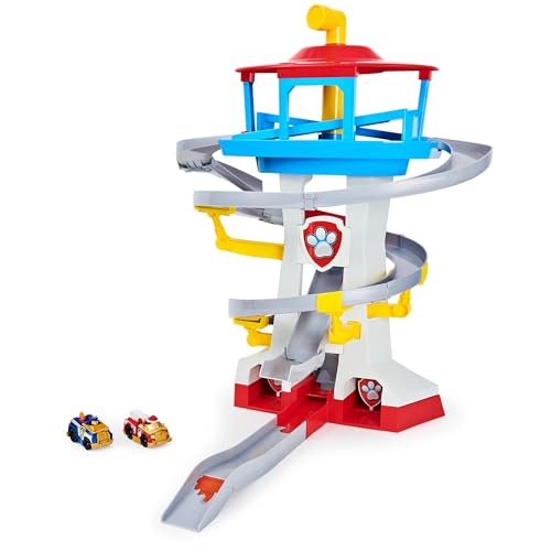 PAW PATROL 6058281 - True Metal Adventure Bay Spielset mit 2 Metallfahrzeugen im Maßstab 1:55 von PAW PATROL