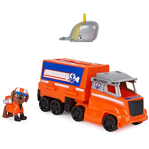 PAW PATROL 6065319 Abwechslung, Big Pups Zuma Transforming Toy Truck with Collectible Action Figure, Kids Toys for Ages 3 and up von PAW PATROL