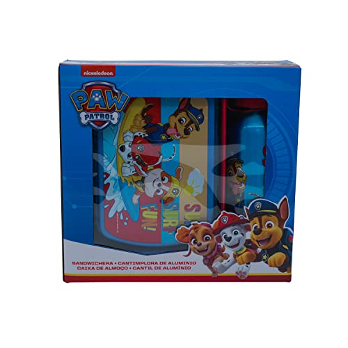 Paw Patrol - Brotdose & Flasche 400ml, KL85398, Kids Licensing, Bunt von PAW PATROL