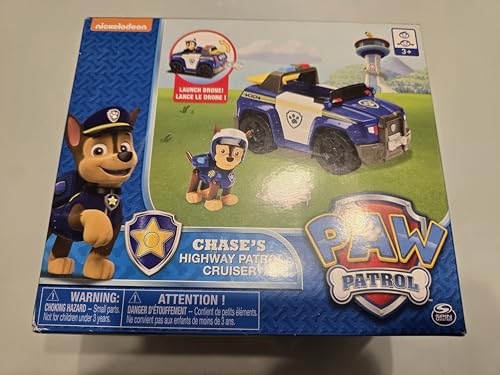 Paw Patrol Chase's Highway Patrol Cruiser mit Launcher und Chase Figur von PAW PATROL