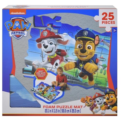 Paw Patrol Puzzlematte aus Schaumstoff, 25 Teile – Adventure Bay Fun von PAW PATROL