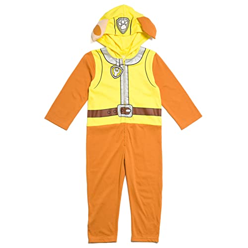 Paw Patrol Rubble Cosplay-Overall für Kleinkinder, Jungen, Mädchen, Reißverschluss, 5T von PAW PATROL