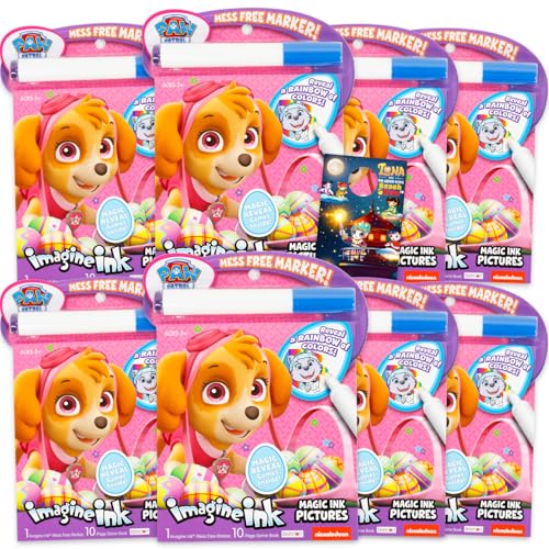 Paw Patrol Skye Partygeschenke für Jungen und Mädchen – Partyzubehör-Set enthält 8 Skye Imagine Tinten-Malbücher für Kinder, Paw Patrol Partygeschenke, Großpackung Paw Patrol Skye Partygeschenke für Jungen und Mädchen – Partyzubehör-Set enthält 8 Skye Imagine Tinten-Malbücher für Kinder, Paw Patrol Partygeschenke, Großpackung von PAW PATROL