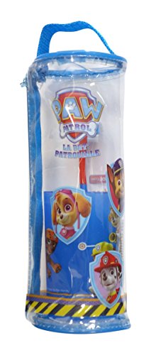 Paw Patrol – Tasche Zahnbürste mit Bürste + Becher, 20 x 8 cm (Mercury 32328) von PAW PATROL