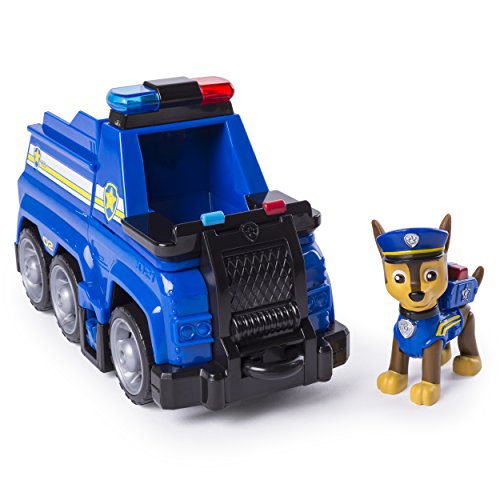 Paw Patrol Ultimate Rescue - Chase's Ultimate Rescue Police Cruiser mit Hebesitz & ausklappbarer Barrikade, ab 3 Jahren von PAW PATROL