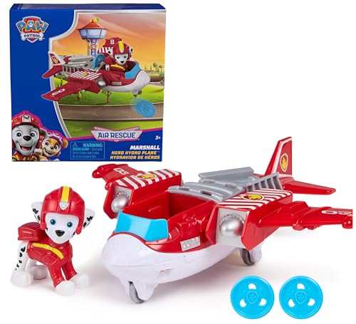 Paw Patrol: Air Rescue Marshall Actionfigur & Hero Hydro-Flugzeug Spielzeug mit Projektilwerfer & 2 Projektilen Kinderspielzeug für Jungen und Mädchen ab 3 Jahren von PAW PATROL